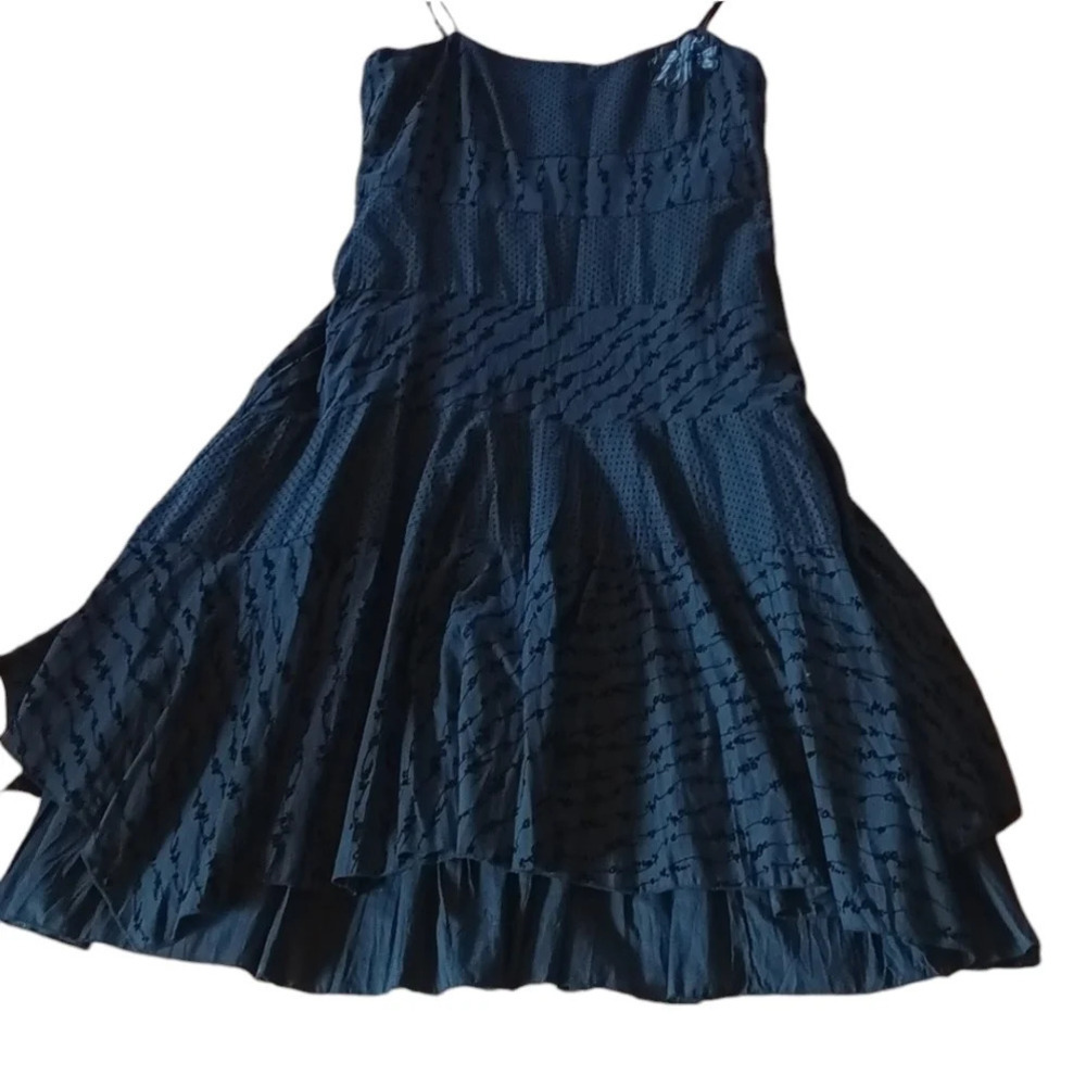 Dolcezza dark romantic goth tiered black witchy whimsigoth handkerchief hem  M - Picture 6 of 16